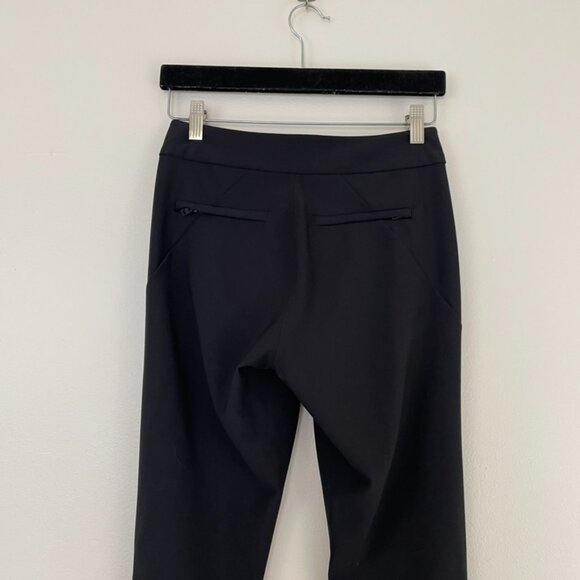 Athleta Stellar Flare Workwear Black Trousers Size 2 - Picture 7 of 7